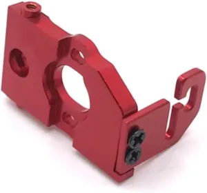 RC Car DIY Parts for WLtoys 284131 K969 K979 K989 K999 P929 P939 1/28 Metal Upgrade Motor Bracket Remote Control Crawler Car Upgrade Parts Accessories(Red)