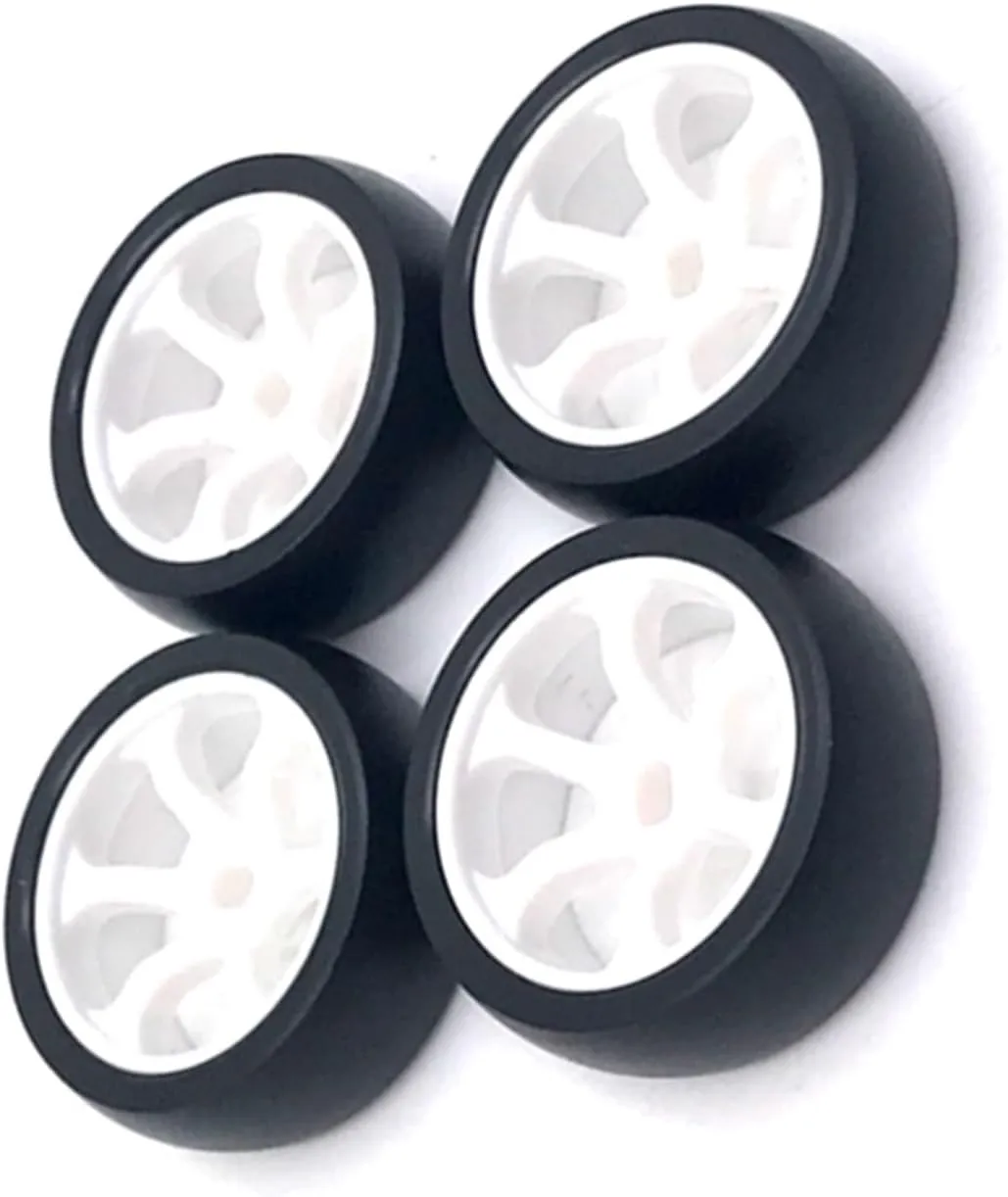 RC Car Parts for Mini-z for Mini-d for Mini-q for WLtoys P929 P939 K969 K979 K989 K999 284131 1/28 25mm Drift Tires Plastic Wheels RC Car Upgrade Parts