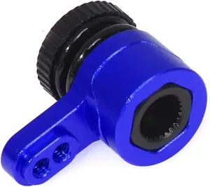RC Car Upgrade Part for Typhon for LOSI for Mini for LMT 1/18 Metal 25T for Spring Unloading Servo Arm Servo Saver Set RC Car Upgrade Parts(Blue)