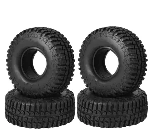 Rc Car Wheel Rim Tire Compatible with Traxxas for TRX4 D90 for Axial for SCX10 II III for Wraith for MST 1/10 RC Crawler Car 100mm 1.9 Rubber Tire Wheel Tyre