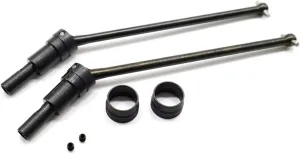 RC Drive Shaft Compatible with JLB for Racing for Cheetah 11101 J3 for Speed 1/10 RC Car Upgrade Parts 2Pcs Metal Drive Shaft CVD EA1061