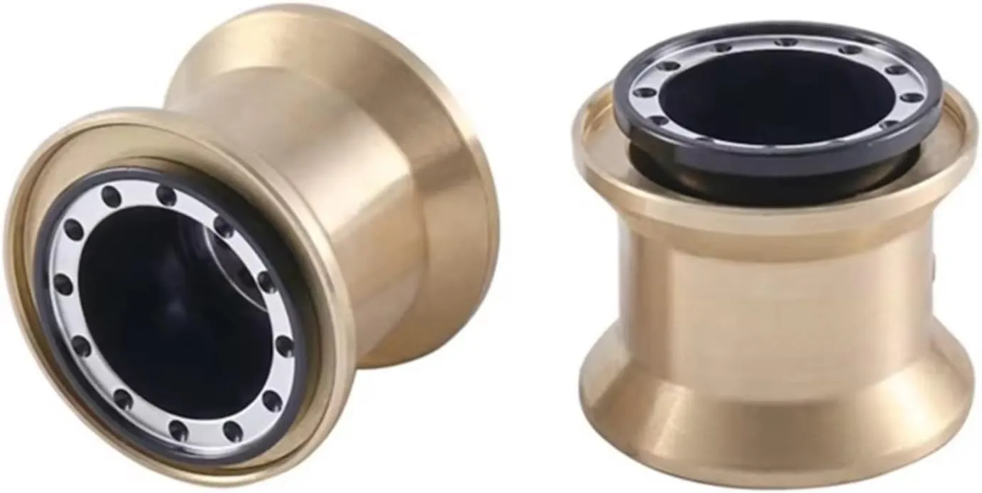 RC Repair Parts Compatible with FMS for FCX24 1/24 RC Crawler Car Upgrade Parts 4Pcs Brass Clamp Metal 1.0 Wheel Rim Wheel Hub(Black)