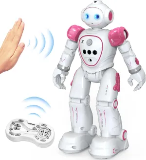 RC Robot Toy for Kids: Gesture-Sensing Smart Programmable, USB Charging, Remote Control for 8  Year Old Boys Girls Birthday Gift