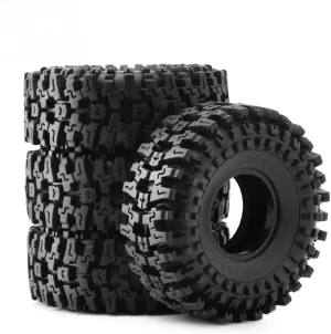 Rc Wheel Rim Tire for Axial for SCX10 90046 for AXI03007 for TRX4 for Redcat for Gen8 for 1:10 RC Crawler Car 4PCS Rubber for Rock Tyres Wheel Tires