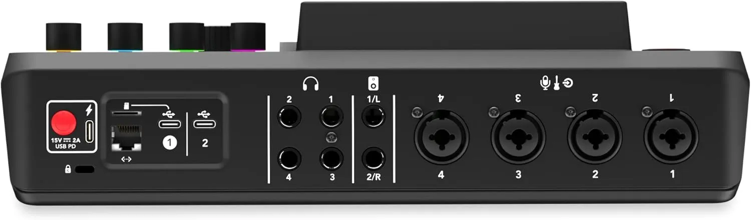 RØDE RØDECaster Pro II All-in-One Production Solution for Podcasting, Streaming, Music Production and Content Creation,Black