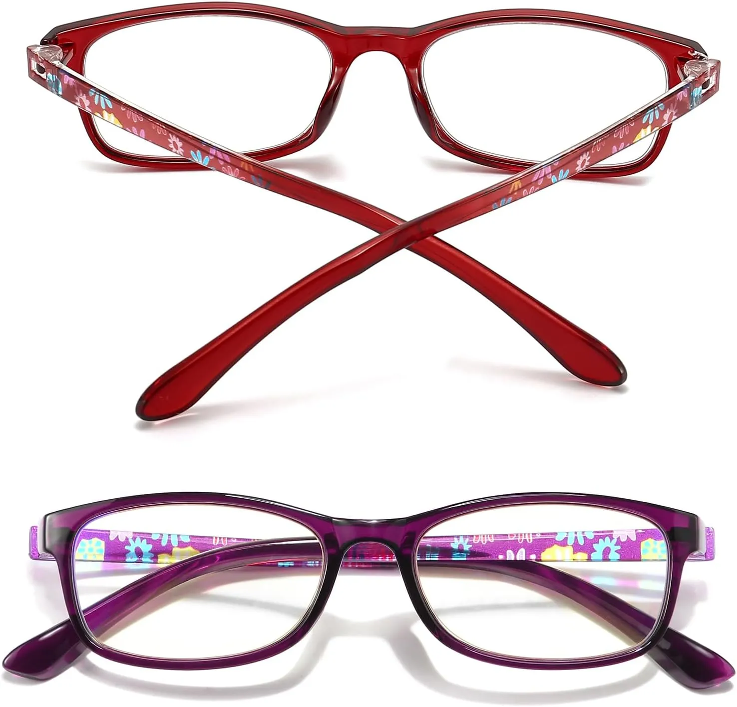 Reading Glasses for Women Blue Light Blocking Computer Readers, Flexible Eyeglasses Anti Eyestrain/Glare/UV