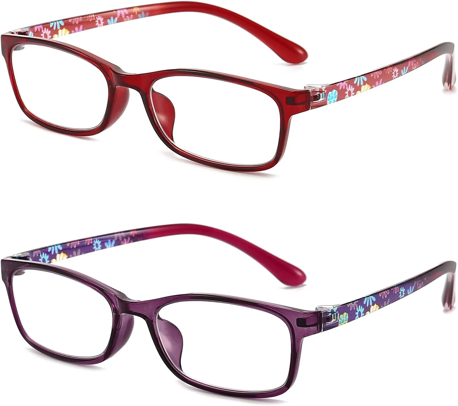 Reading Glasses for Women Blue Light Blocking Computer Readers, Flexible Eyeglasses Anti Eyestrain/Glare/UV
