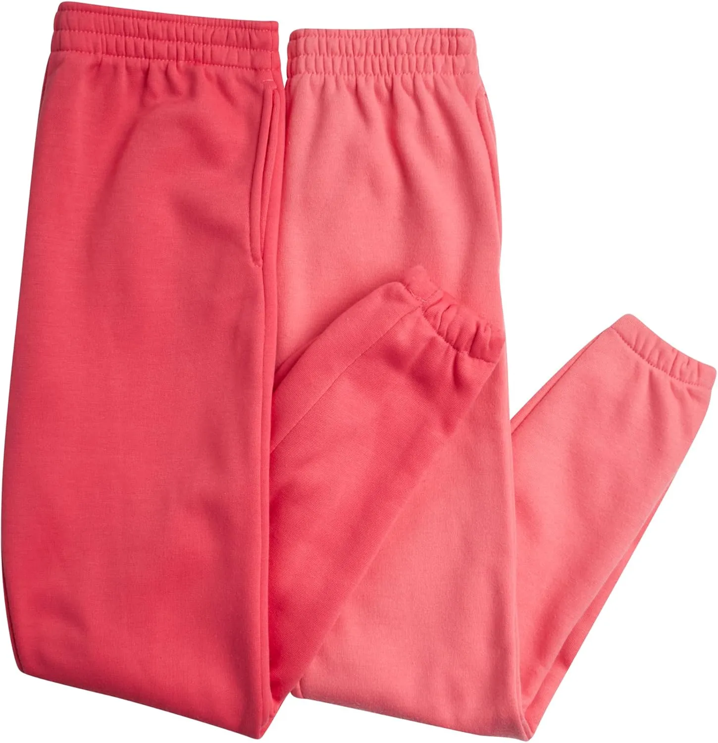 Real Love Girls' Sweatpants - 4 Pack Basic Solid Active Fleece Joggers (Size: 7-16)