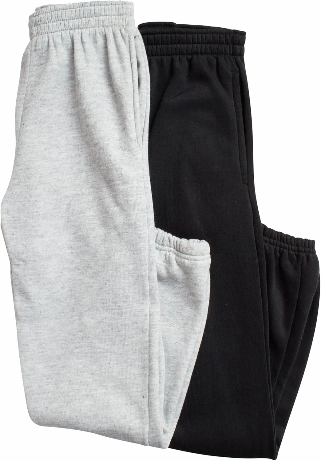 Real Love Girls' Sweatpants - 4 Pack Basic Solid Active Fleece Joggers (Size: 7-16)