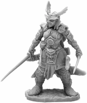 Reaper Miniatures Frost Giant Heroine Miniature 25mm Heroic Scale Figure Bones Black