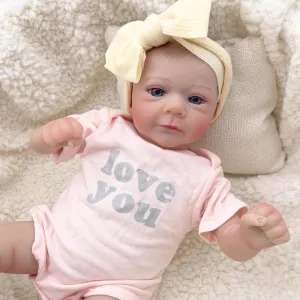 Reborn Baby Doll 18 Inch Realistic Baby Doll Lifelike Reborn Dolls That Look Real with Gift Box for Kids Age 3 