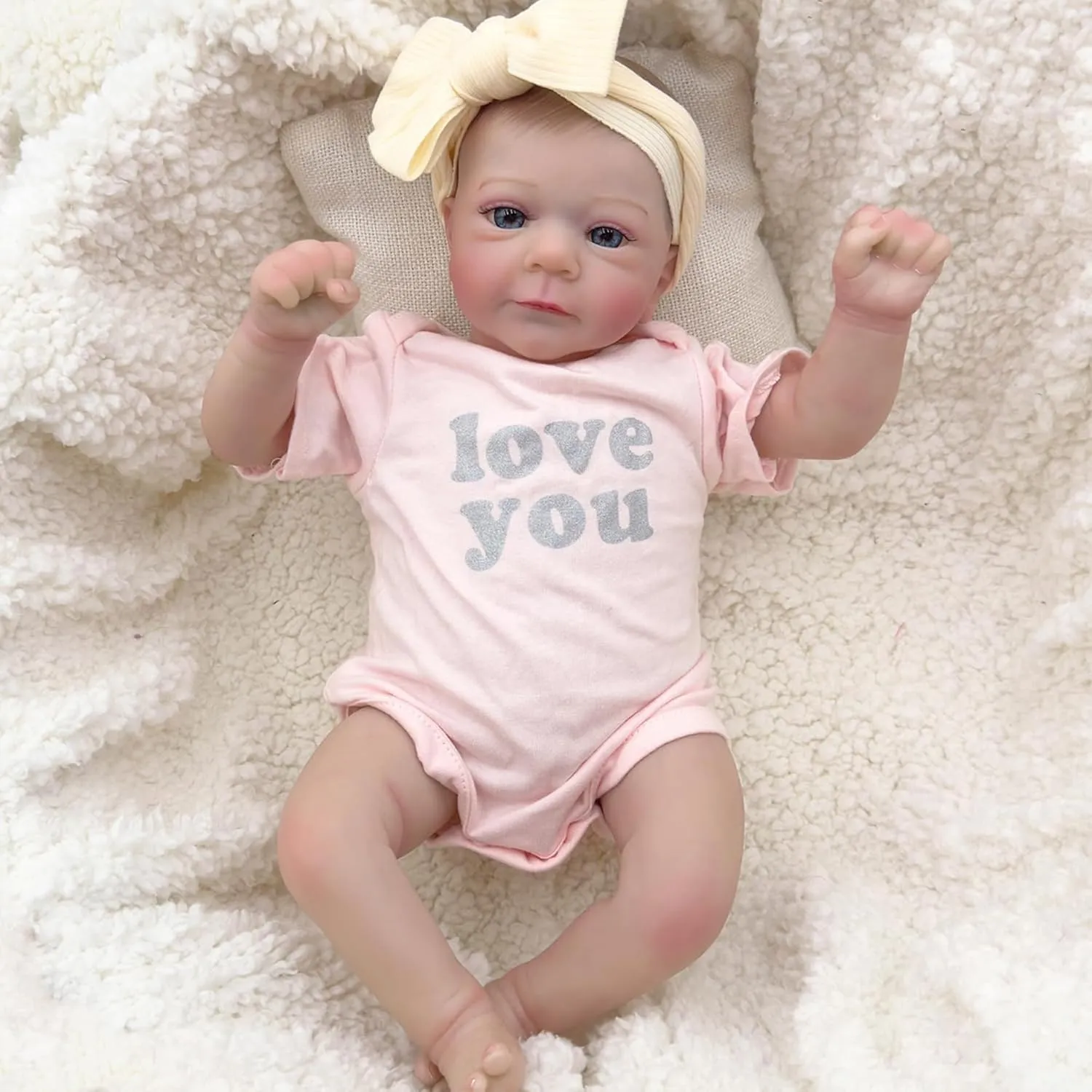 Reborn Baby Doll 18 Inch Realistic Baby Doll Lifelike Reborn Dolls That Look Real with Gift Box for Kids Age 3 