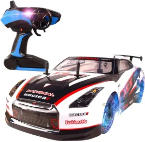 Remote Control Drift Car 2.4Ghz 1:10 Scale RC Sport Racing Cars for Adults Kids Boys Gifts 4WD RTR Hight Speed RC Vehicle for Giving Electric Hobbyist RTR