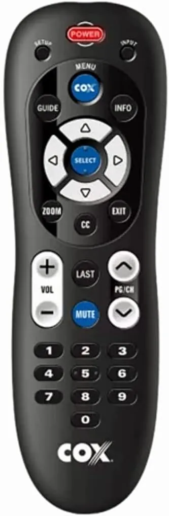 Replacement Remote Control for URC-2220-R Compatible with Cox Mini DTA Set-Top Boxes & Receivers (Renewed)