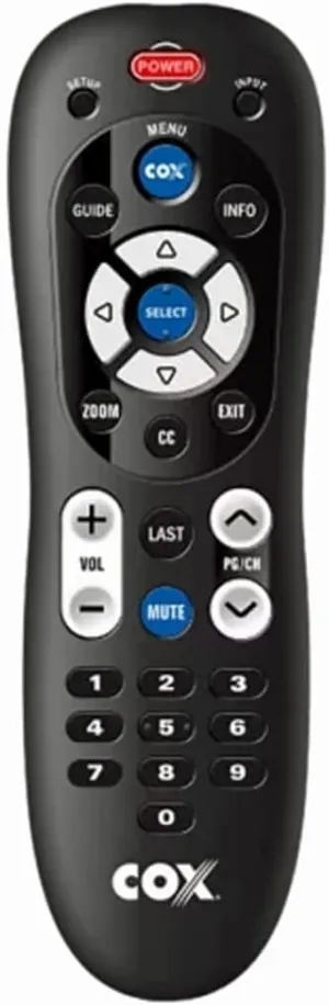 Replacement Remote Control for URC-2220-R Compatible with Cox Mini DTA Set-Top Boxes & Receivers (Renewed)