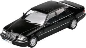 Resin Car Models Kit 1 18 Fit for Mercedes-Benz S600 W140 Tiger Head Ben Simulation Alloy Car Model Ornaments Collection