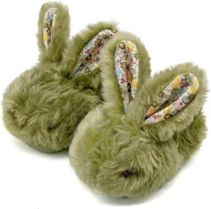 rosyclo Toddler Slippers Boy and Girl Bunny Slippers Plush Cute Non-Slip Warm Winter Shoes, Suitable for indoor and outdoor Kids Slippers