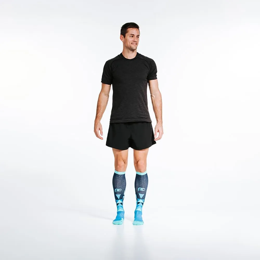 Running Marathon Socks - Calf-Length Travel and Sports Compression Socks for Foot and Ankle Support