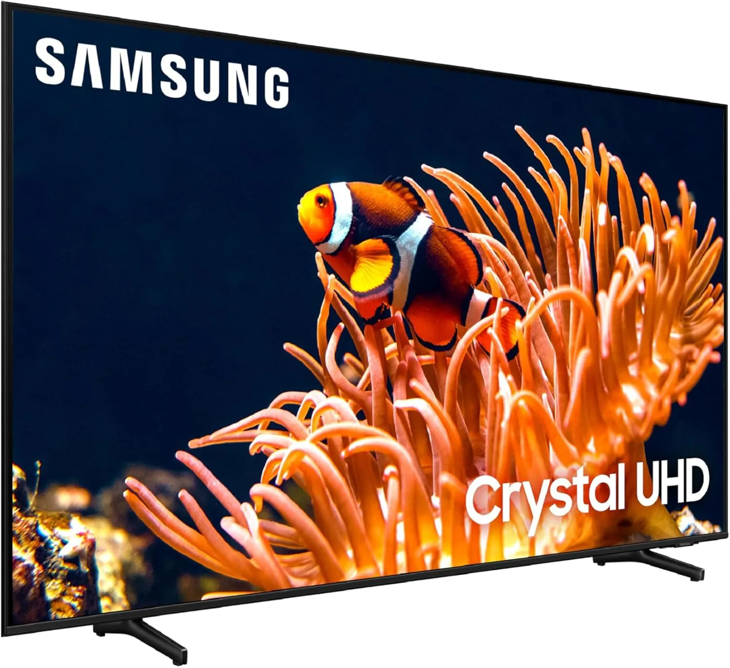 SAMSUNG 43-Inch Class 4K Crystal UHD DU8000 Series HDR Smart TV w/Object Tracking Sound Lite, Motion Xcelerator 120Hz, Ultra Slim Design, Gaming Hub, Alexa Built-in (UN43DU8000, 2024 Model)