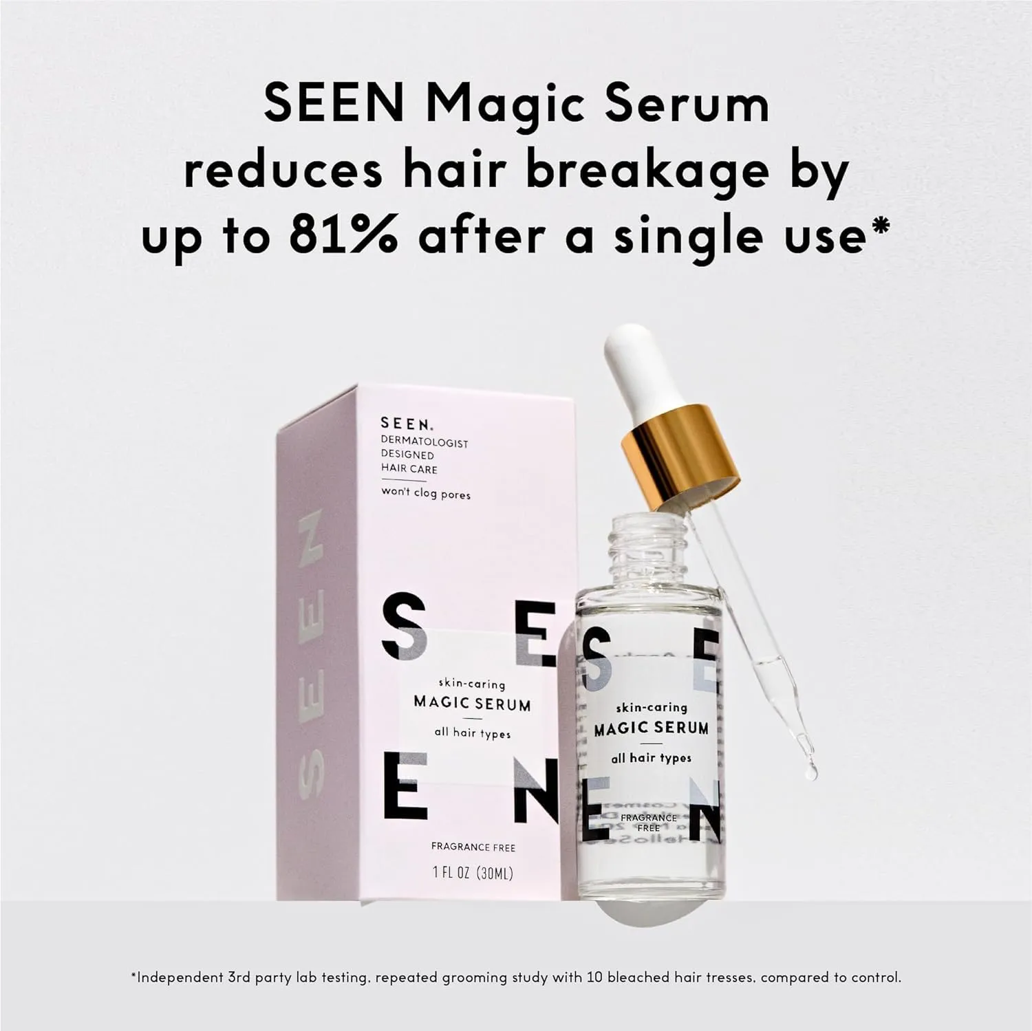 SEEN Curly On The Go Kit, Fragrance Free - Non-Comedogenic & Safe for Sensitive Skin - Sulfate-Free, Curl-Defining Styling Hair Bundle - Anti Frizz - Heat Protectant