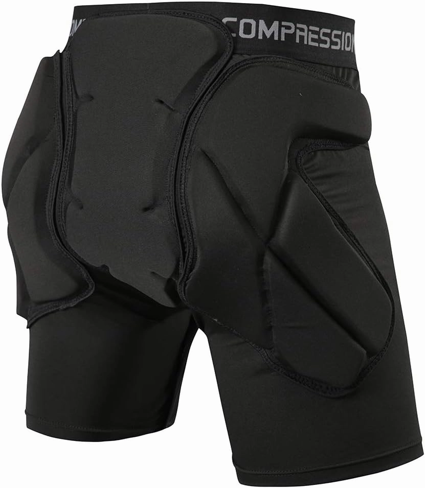 Shinestone Protective Padded Shorts Detachable Pants