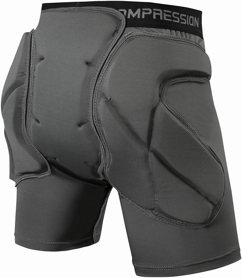 Shinestone Protective Padded Shorts Detachable Pants