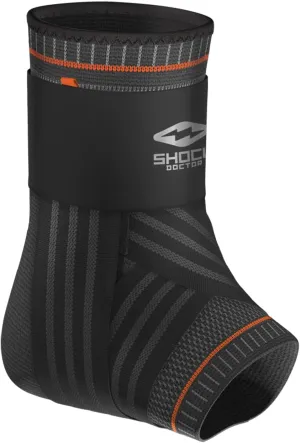 Shock Doctor Ultra Knit Ankle Brace W/Figure 6 Strap & Stays
