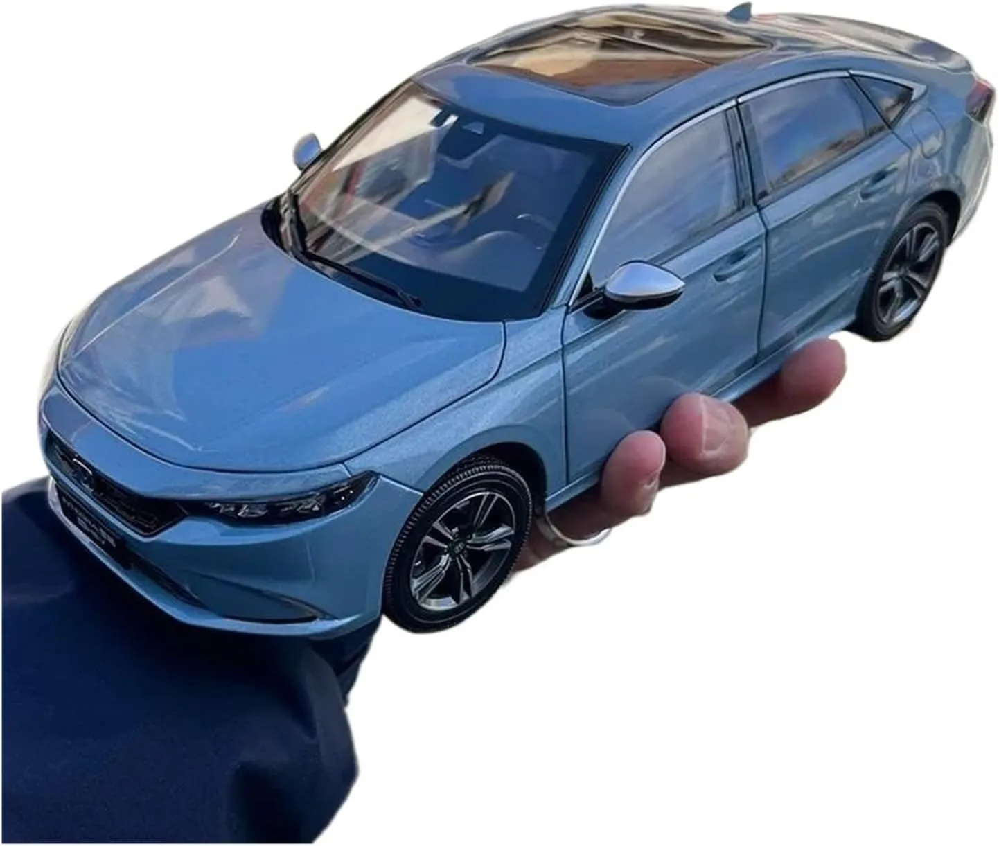 Simulation Car Model 1:18 for Honda Integra Simulation Alloy Car Model Collection Display Home Decoration Mini Vehicles Toys(White)