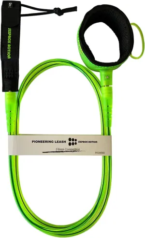 SIXPACK ACTION Pioneering 5ft/6ft/7ft/8ft/9ft Comp Pro Surf Leash, Surfboard Leash with 360-Degree Integral Molding Cuff Providing Maximum Durability, Flexibility and Comfort
