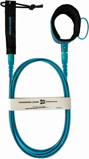 SIXPACK ACTION Pioneering 5ft/6ft/7ft/8ft/9ft Comp Pro Surf Leash, Surfboard Leash with 360-Degree Integral Molding Cuff Providing Maximum Durability, Flexibility and Comfort