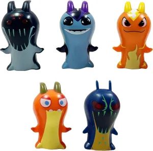 SLUGTERRA Mini Collectible Figurines, Includes 5 Figures Featured in Epic Series, Toy for Kids & Teens, 5-Pack
