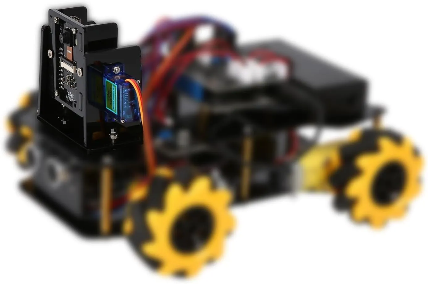 Smart Car kit Functions STEM Coding for Ages 12-16,16  Camera Expansion Pack (Without Car)-QD002