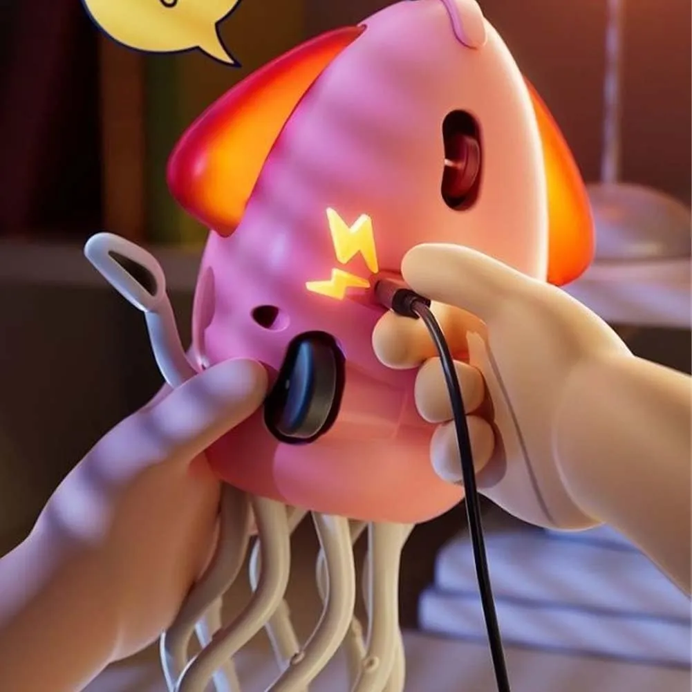 Smart Tentacle Explorer, Wiggly Wonder Octopus, Playful Octopus Toy, Dancing Squid, Magical Electric Induction Magic Dancing Octopus Octopus Automatic Obstacle Avoidance Prank Funny(Pink,with Rod)
