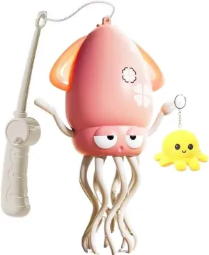 Smart Tentacle Explorer, Wiggly Wonder Octopus, Playful Octopus Toy, Dancing Squid, Magical Electric Induction Magic Dancing Octopus Octopus Automatic Obstacle Avoidance Prank Funny(Pink,with Rod)