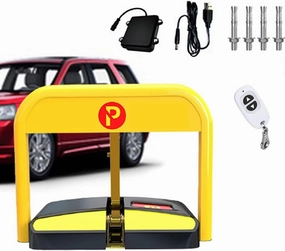 Smart Lock Parking Bollard, Bollards for Driveway, Parking Barriers Car Park Driveway Guard Saver Automatic Barrier Remote Controlled