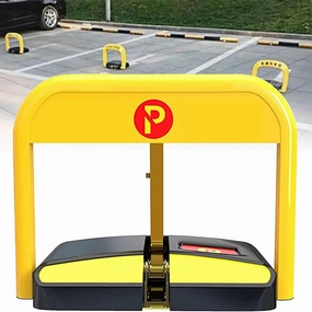 Smart Lock Parking Bollard,Parking Barrier Security Folding Post Car Park Space Bollard Driveway Garage, Car Park Driveway Guard Saver