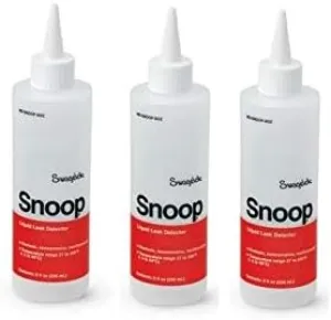 Snoop MS-SNOOP-8OZ Liquid Leak Detector, 8 oz. (236 mL) Bottle, 3/Pack