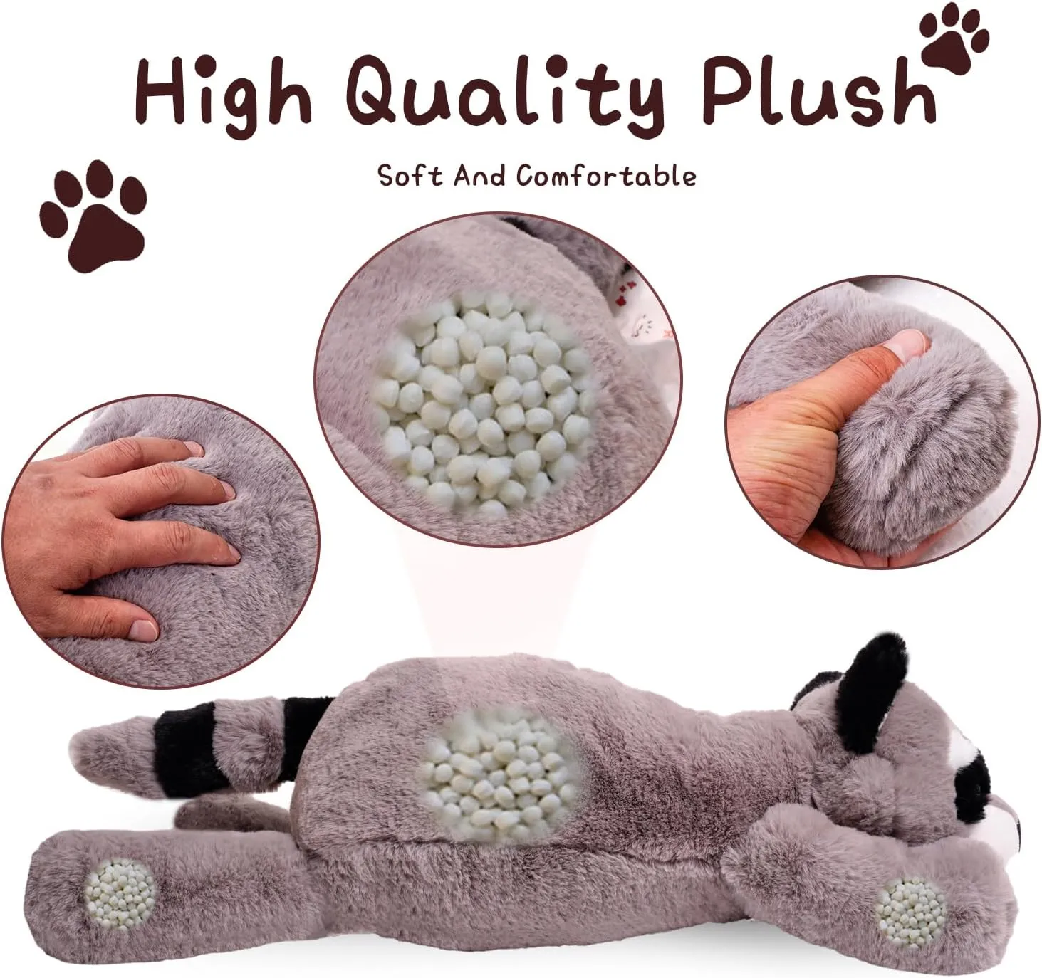 Soft Weighted Stuffed Animals Weighted Plushies Animals for Adults, Soft Lovely Weighted Animals for Adult and Kids