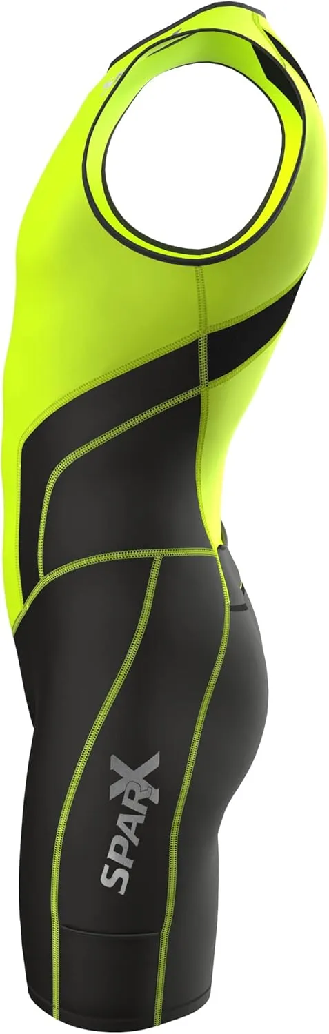 Sparx X Triathlon Suit Men Racing Tri Cycling Skin Suit Bike Swim Run