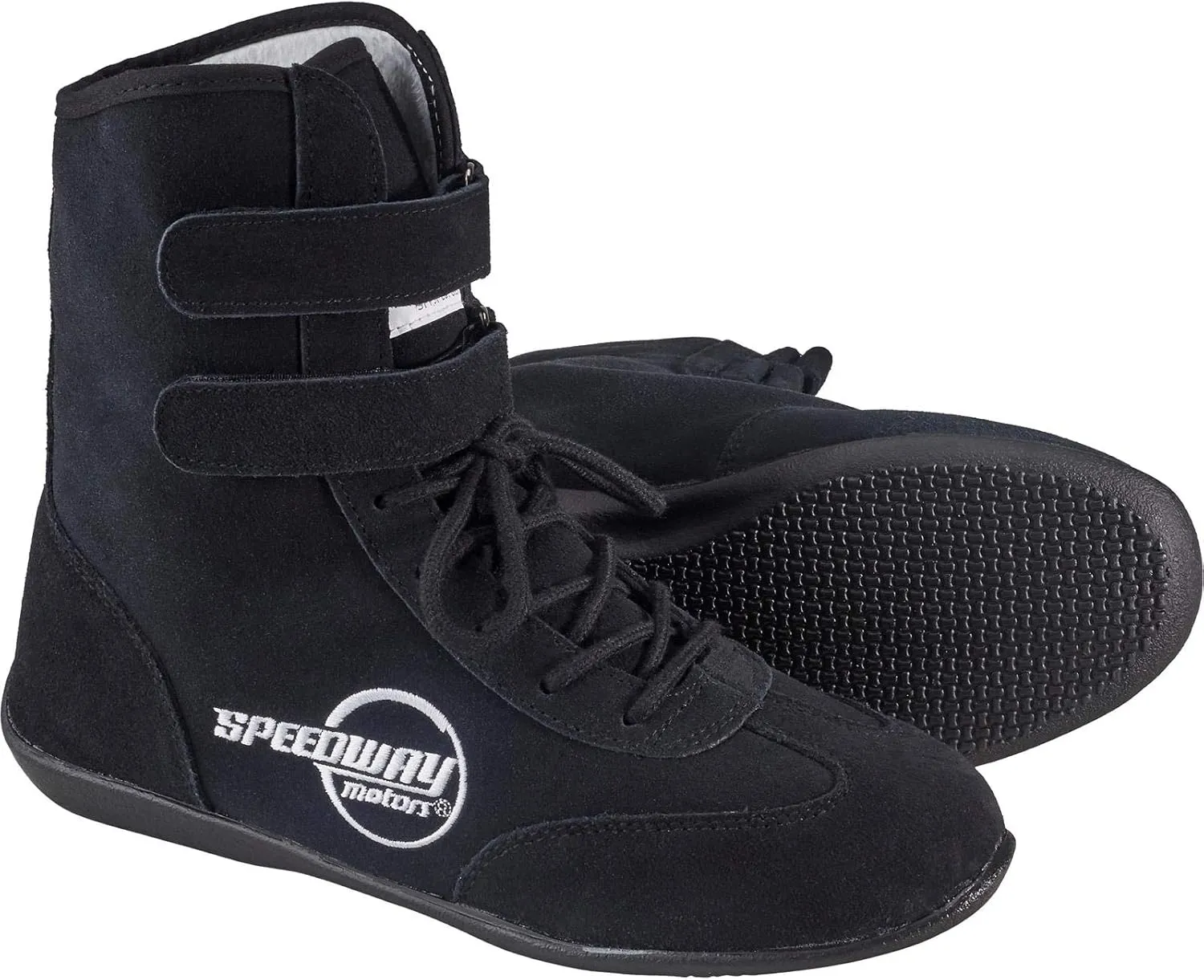 Speedway Motors Red Hightop Racing Shoes, 9.5, SFI 3.3/5, Flexible Leather