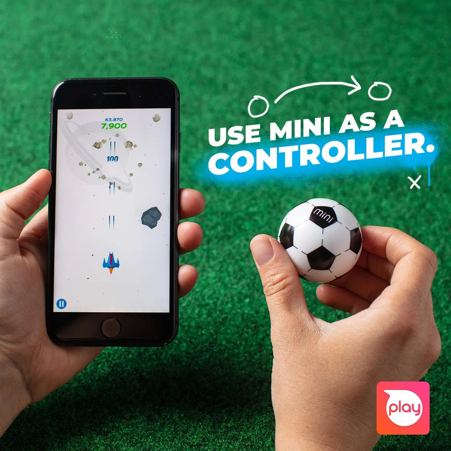 Sphero Mini Soccer - Coding Robot Ball - Educational Coding and Gaming for Kids and Teens - Bluetooth Connectivity - Interactive and Fun Learning Experience for Ages 8 