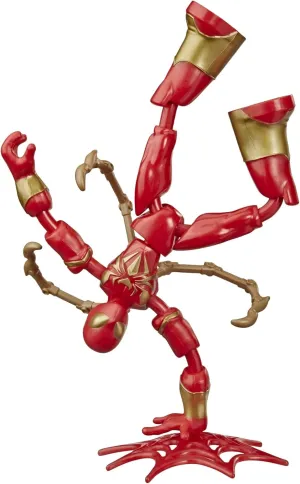 Spider-Man ENT_554477 Iron Vlad & Niki Crazy Rocketship Expanding 2-Level Rocket Playset with Handle Includes Vehicles, Figures, Stickers, and Tattoo Sheet, Multicolor, 5.08 x 16.51 x 22.86 cm