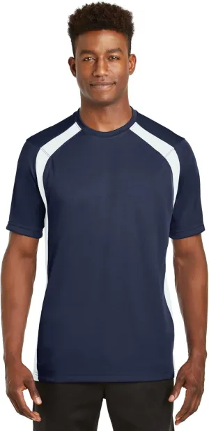 SPORT-TEK Men's Dry Zone Colorblock Crew
