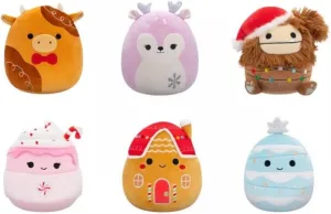 Squishmallows 2024 Christmas Squad 5" Assortment A Mini Plush Dolls (Set of 6)