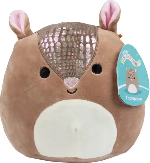 Squishmallows 8" Thompson The Armadillo - Official Kellytoy Plush - Cute and Soft Armadillo Stuffed Animal Toy - Great Gift for Kids