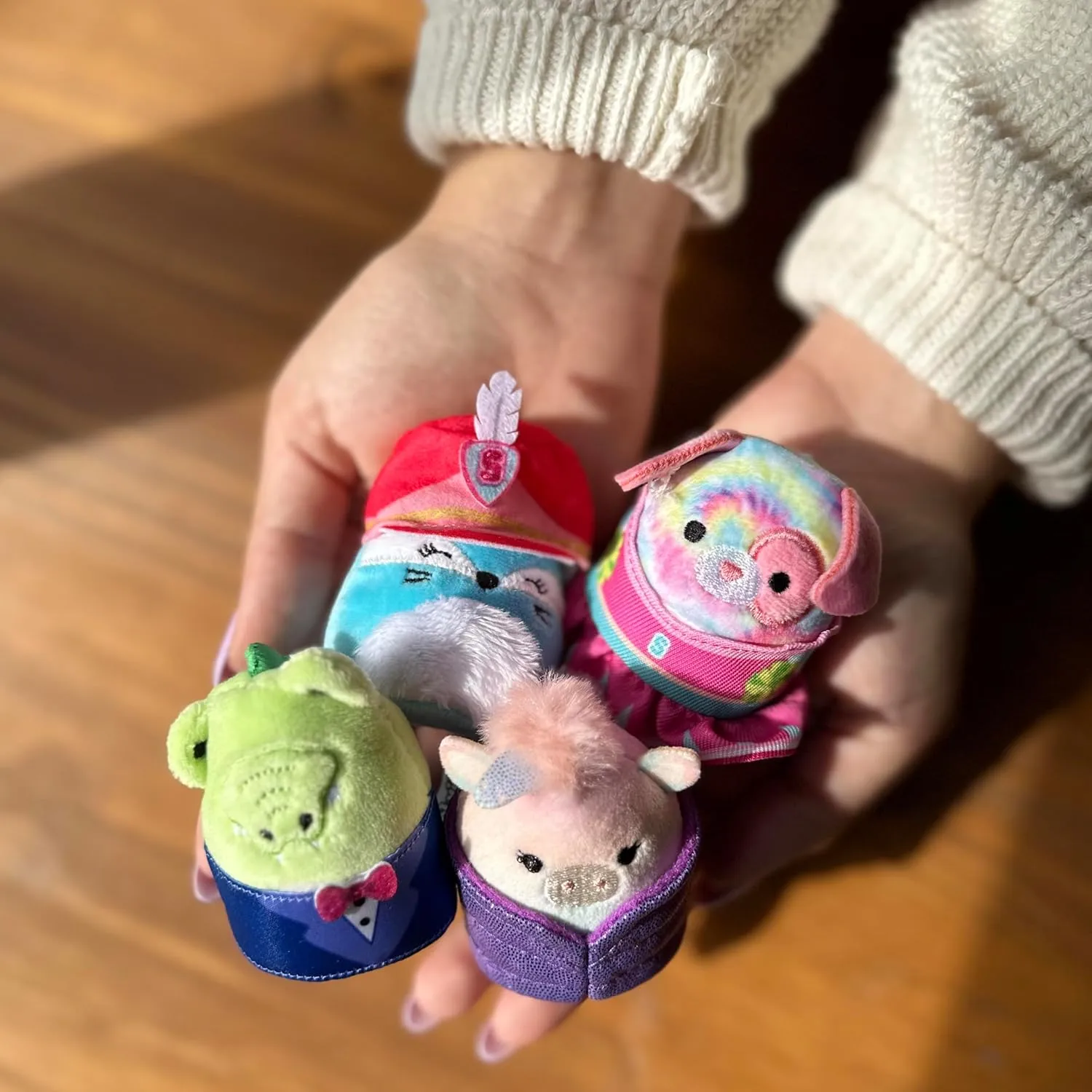 Squishmallows Squishville Series 10 Mini Mystery Plush (3 Pack) Official Jazwares Plush - Collectible Soft & Squishy Blind Capsules - Styles May Vary - Gift for Boys, Girls & Kids