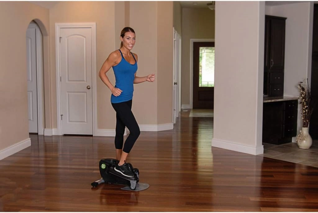 Stamina Inmotion Compact Strider Foot Exercise Machine - Under Desk Elliptical - Standing or Seated Elliptical Fitness Equipment