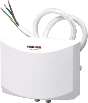 Stiebel Eltron 236135 Model Mini-E 2.5-1 Thermostatic Handwashing Sink Electric Tankless Water Heater 2.4kW, Code-compliant Thermostatic Control, Pre-wired Pigtail Included