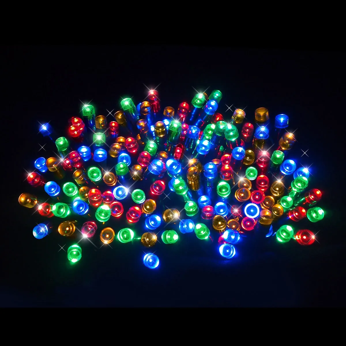 Stockholm Christmas Lights 1000 LEDs Flashing Multi Reel w/ Timer