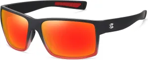 suoso Polarized Sunglasses Men Sports Sunglasses Womens: UV400 Protection Sunglasses for Women Wrap Around Cycling Glasses
